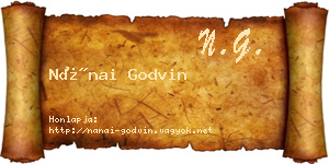 Nánai Godvin névjegykártya
